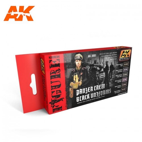 PANZER CREW BLACK UNIFORMS SET AK3001